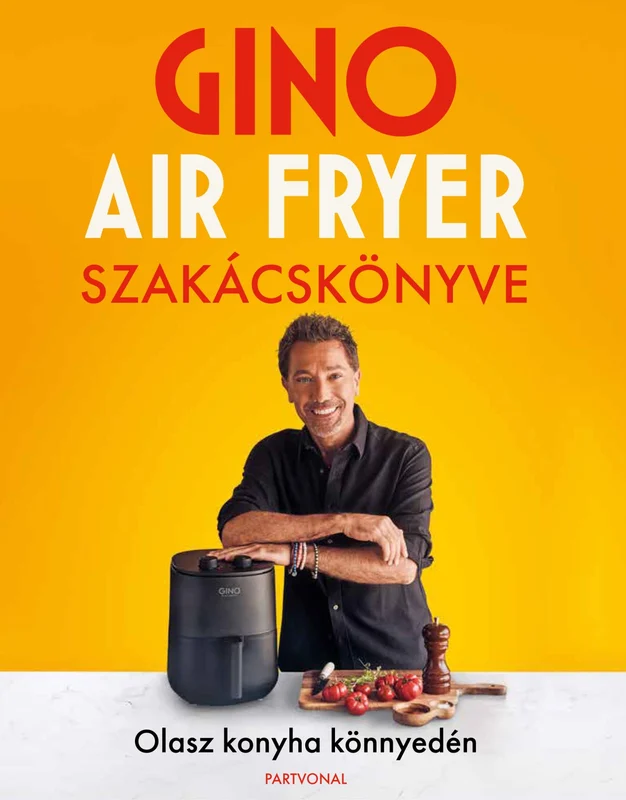 Gino air fryer szakácskönyve borítója