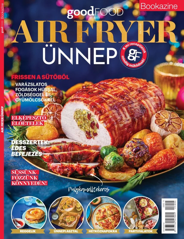 goodFOOD bookazine: Air fryer ünnep borítója