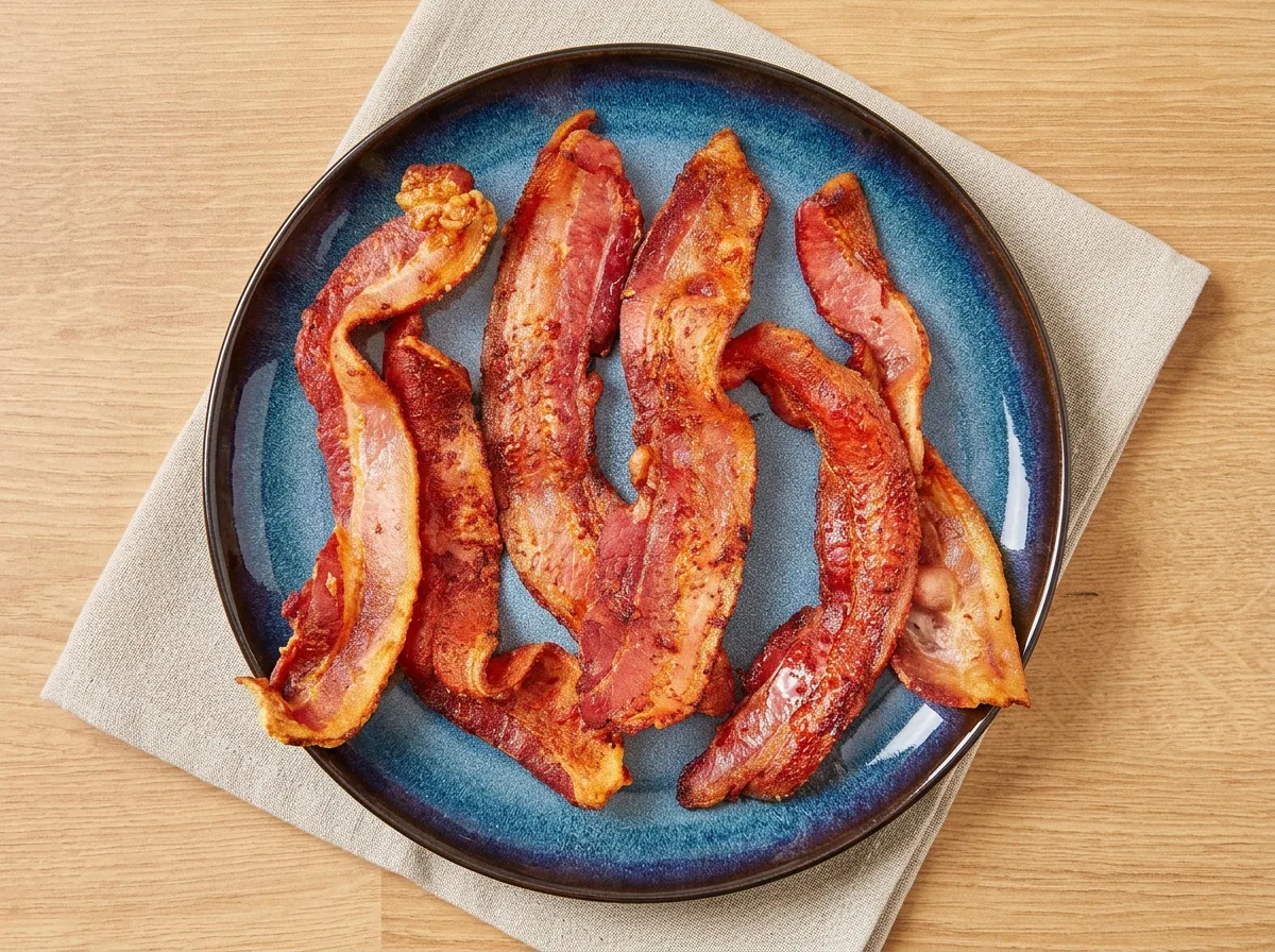 Bacon air fryerben, ropogósra