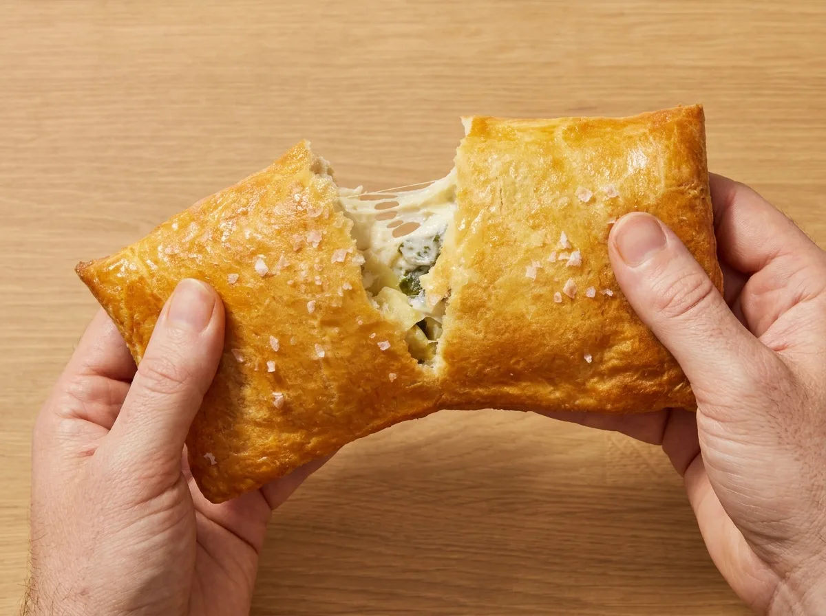 Pizzatáska air fryerben, háromféle töltelékkel